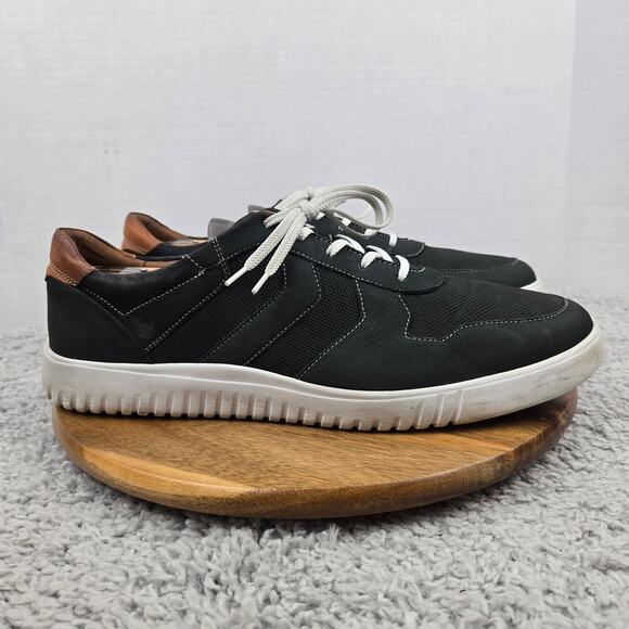 Johnston & Murphy McFarland Moc Toe Black Casual Lace Up Daily Sneaker Mens 13 M - Picture 3 of 13